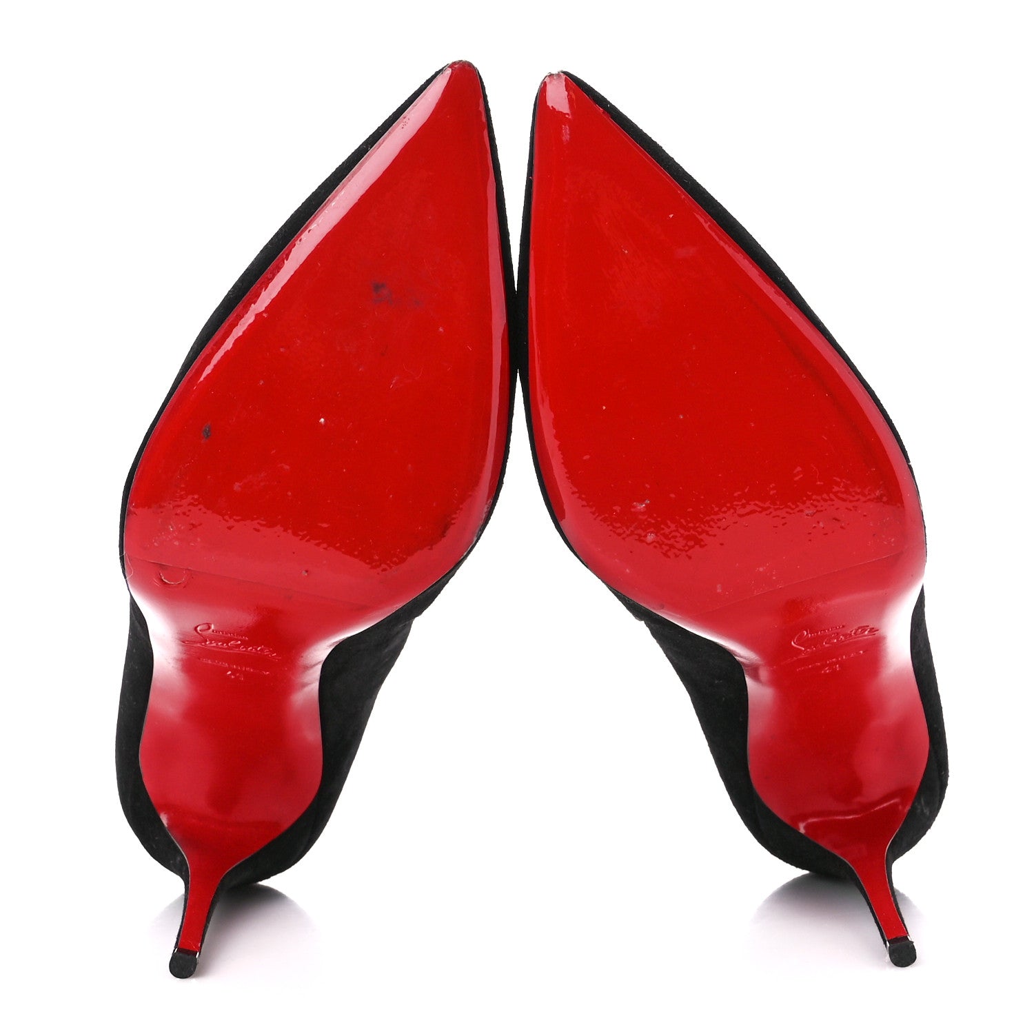 Christian Louboutin Suede So Kate Booty 100 Ankle Boots 41 Black 5 of 9