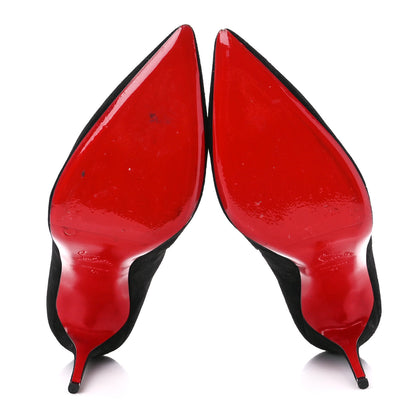 Christian Louboutin Suede So Kate Booty 100 Ankle Boots 41 Black 5 of 9
