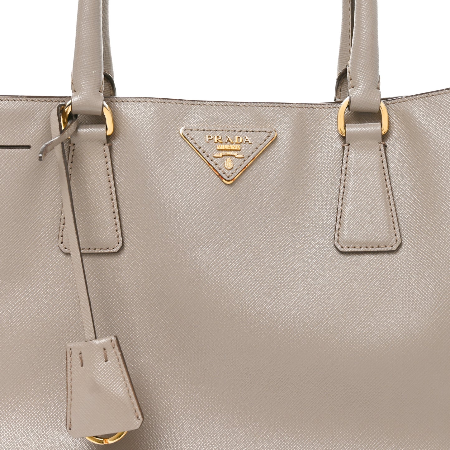 Saffiano Lux Small Tote Argilla