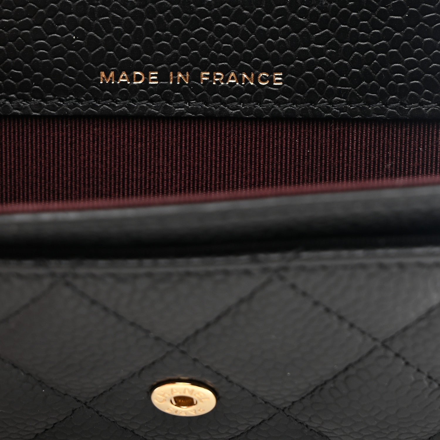 Chanel Caviar Quilted Flap Card Holder Wallet Black 7 of 9