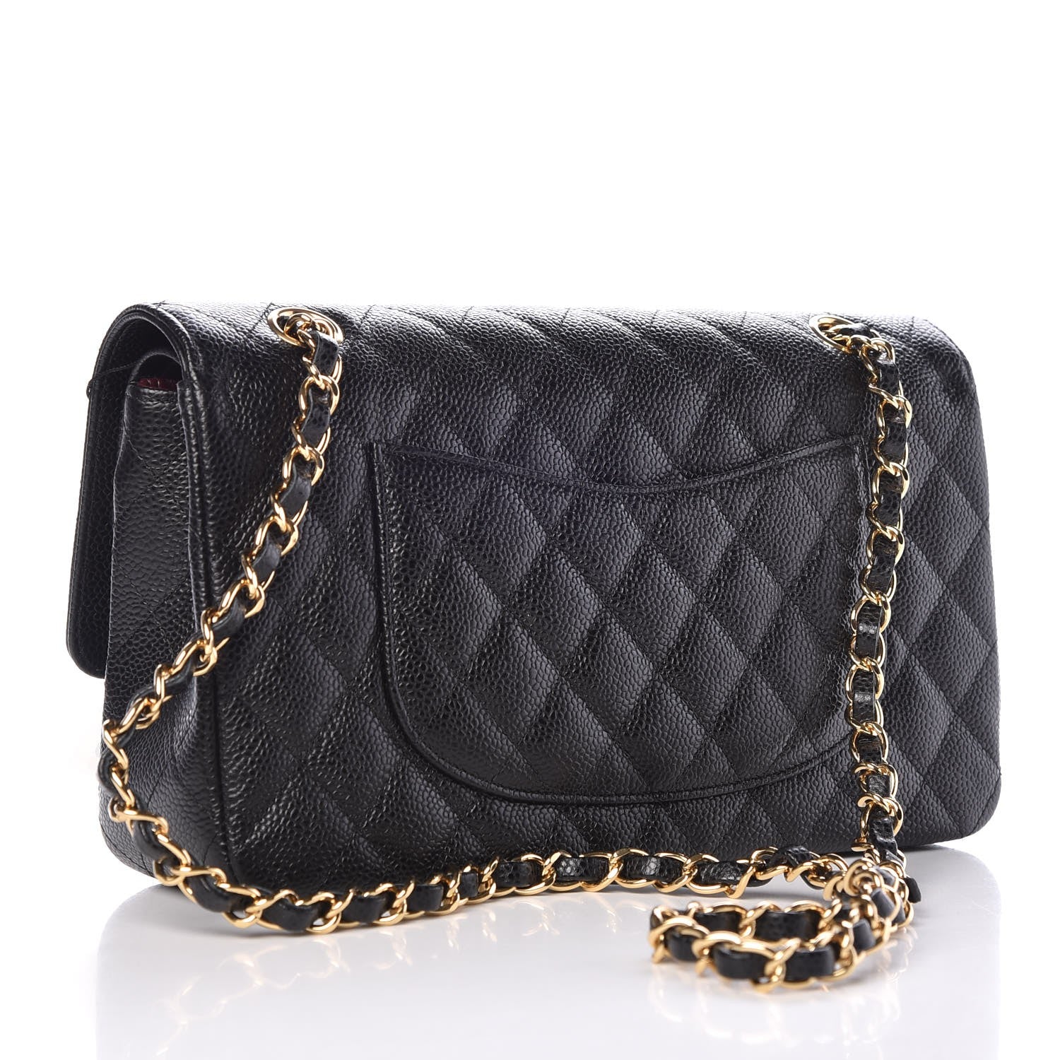 Chanel Caviar Quilted Medium Double Flap Black 4 of 11