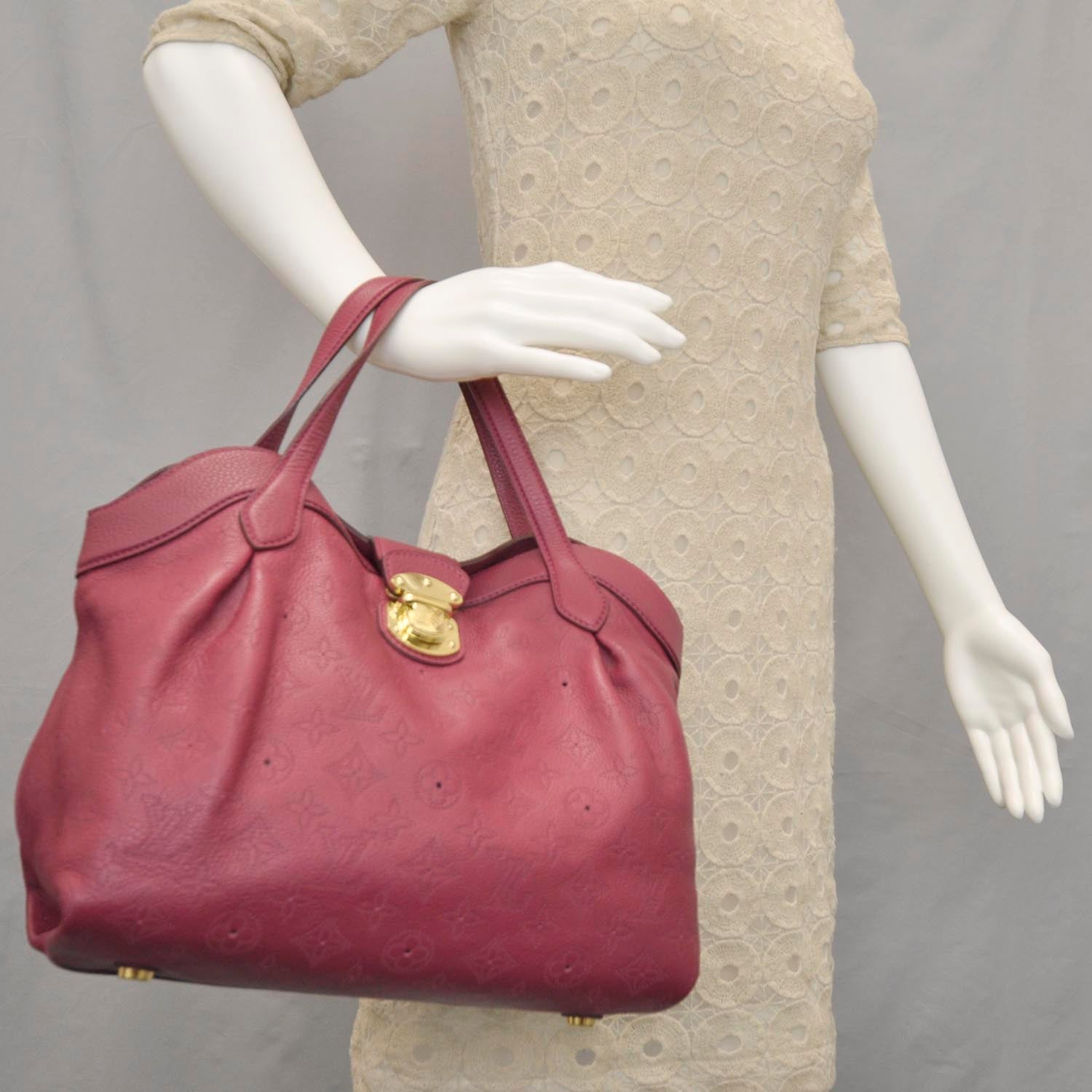 Louis Vuitton Mahina Cirrus PM Grenat 2 of 10