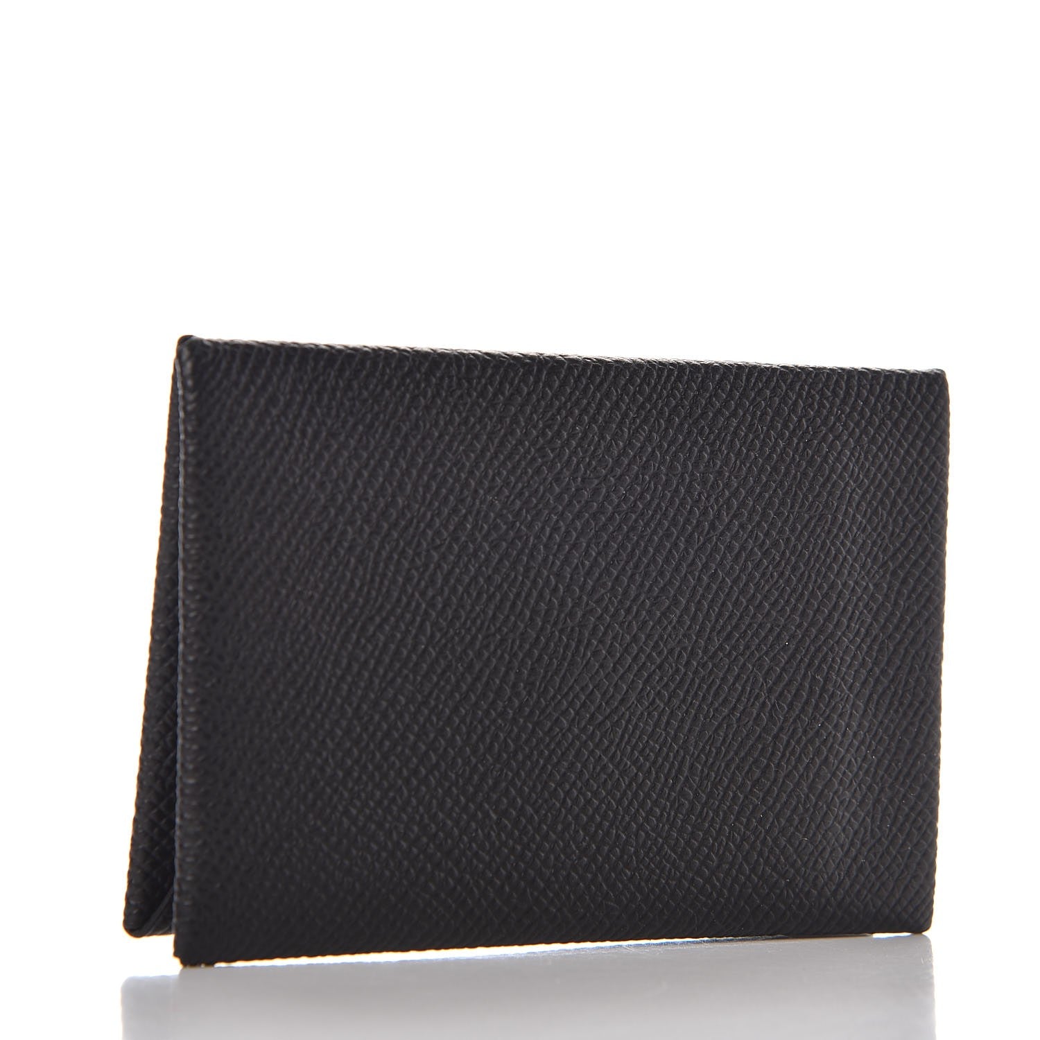 Hermes Epsom Calvi Card Case Black 3 of 8