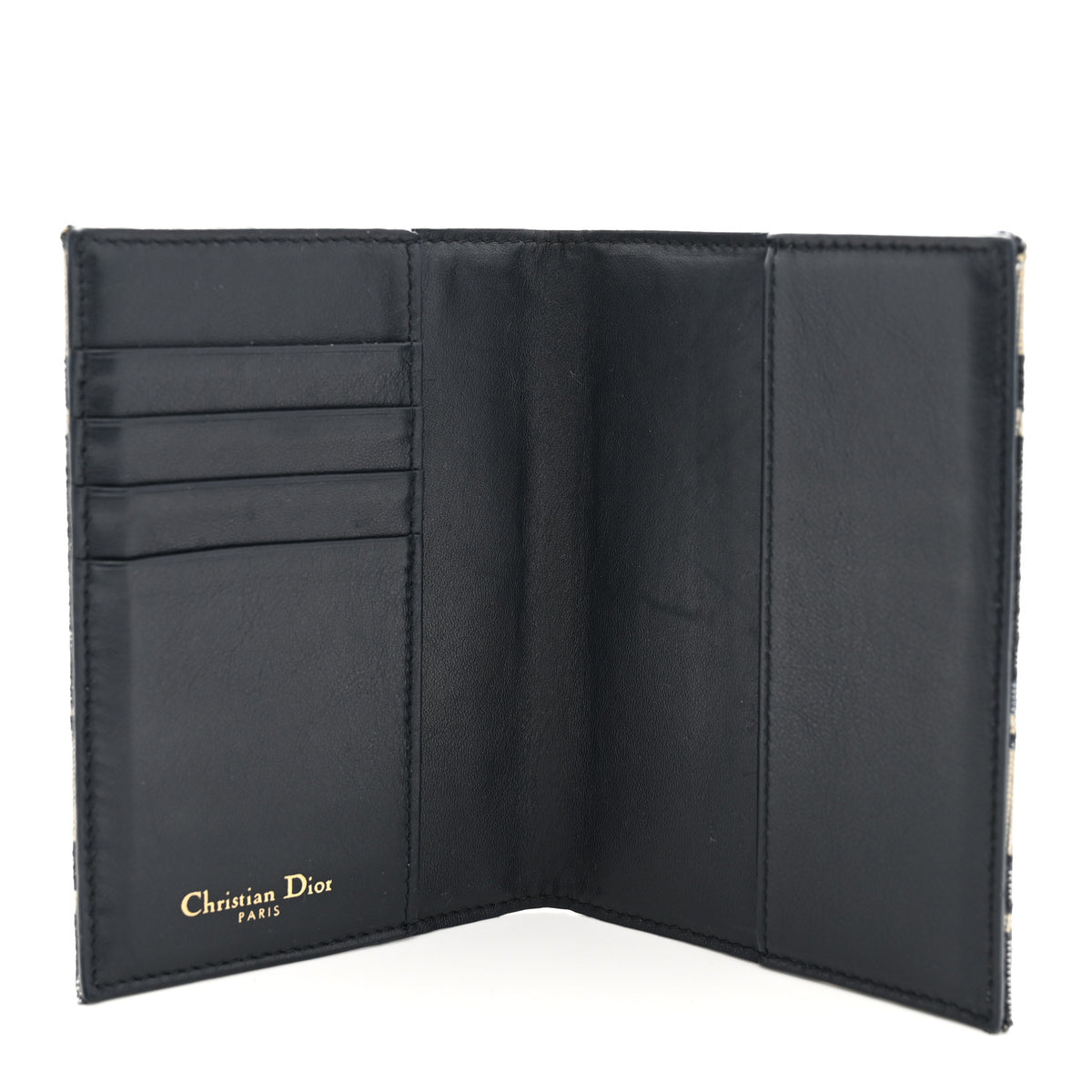 Oblique Passport Holder Blue
