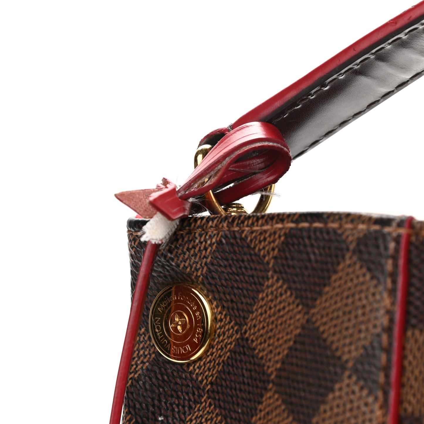 Damier Ebene Caissa Hobo Cherry