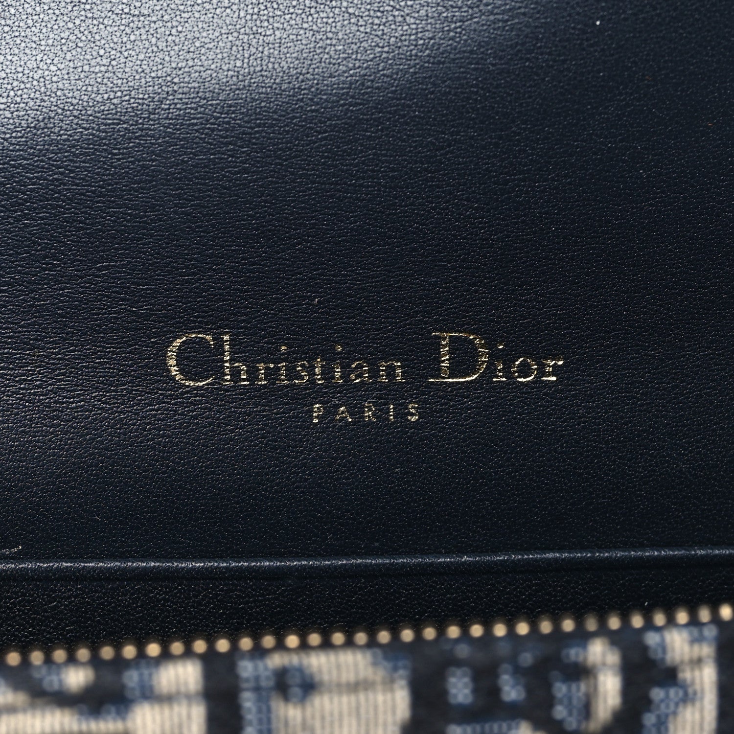 Christian Dior Oblique Saddle Belt Bag Blue 6 of 10