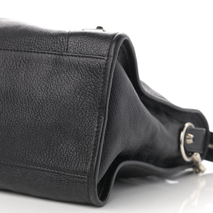 Balenciaga Chevre Silver Metallic Edge Hardware City Black 10 of 10