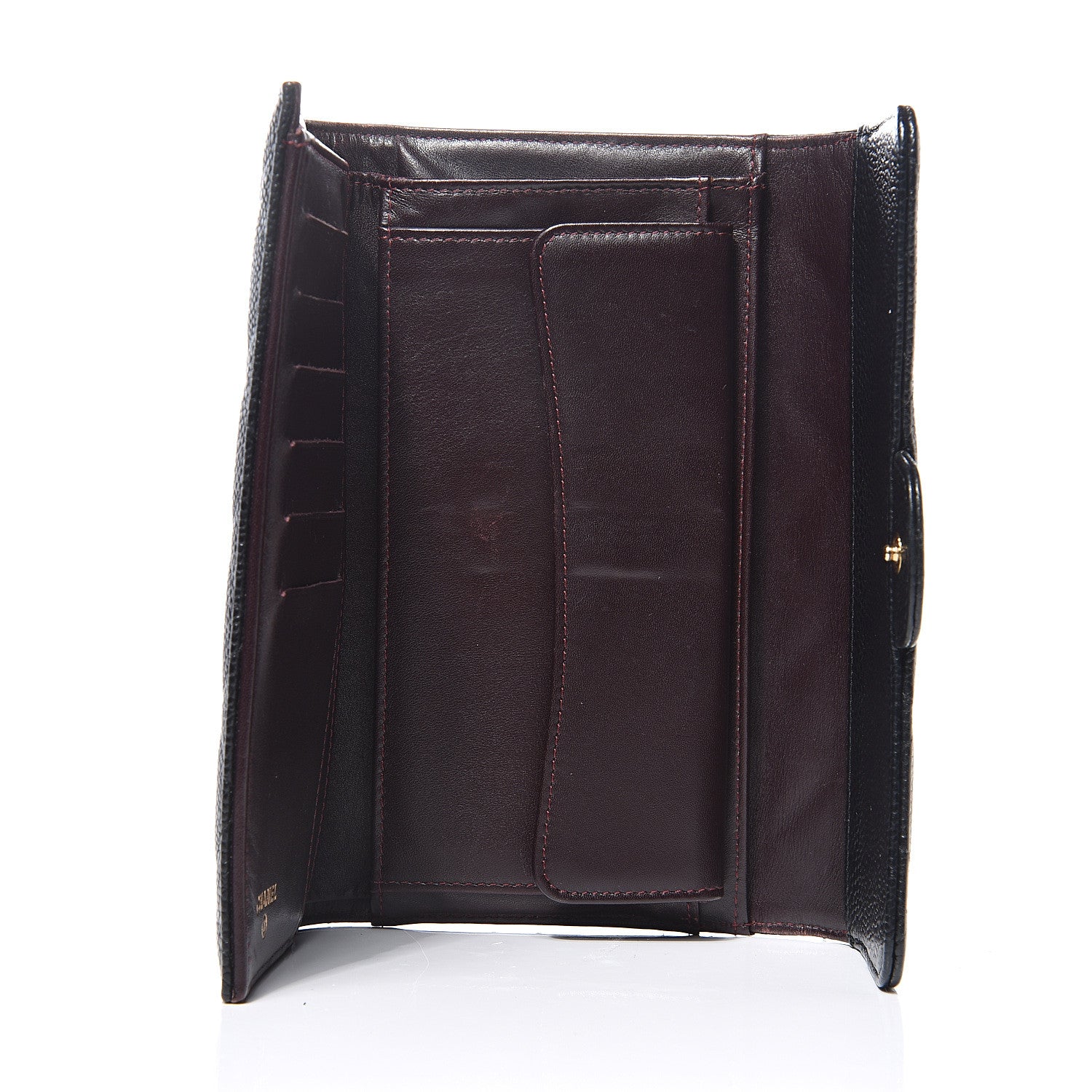 Chanel Caviar Quilted Large Flap Wallet Black 4 of 11