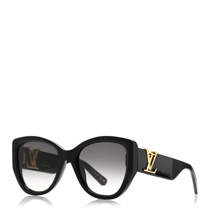 Louis Vuitton LV Icon Cat Eye Sunglasses Z1733W Black 1 of 9