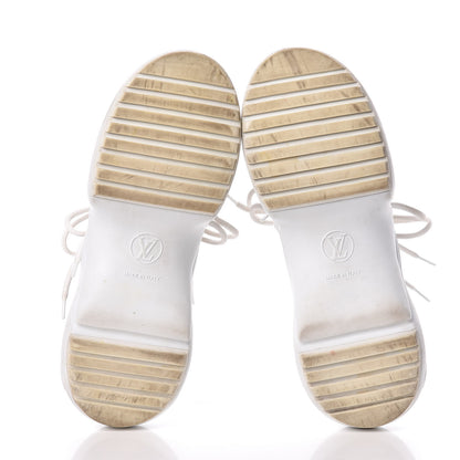 Louis Vuitton Patent Monogram LV Archlight Sneakers 37.5 White 8 of 9