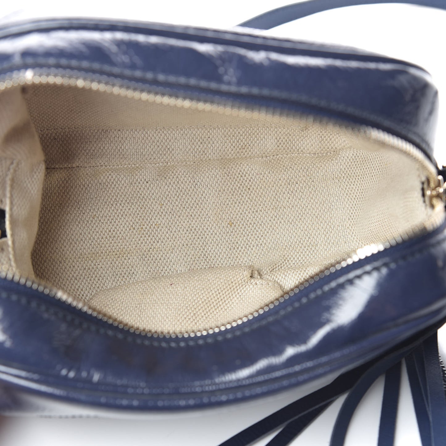 Vernice Naplack Small Soho Disco Bag Uniform Blue