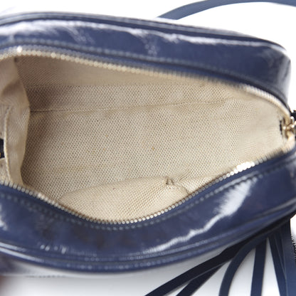 Gucci Vernice Naplack Small Soho Disco Bag Uniform Blue 5 of 11