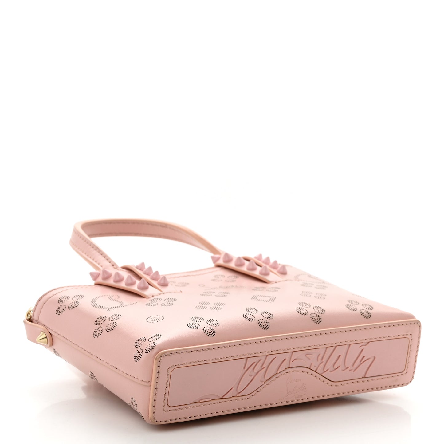 Calfskin Loubinthesky Nano Cabata Tote Rosy