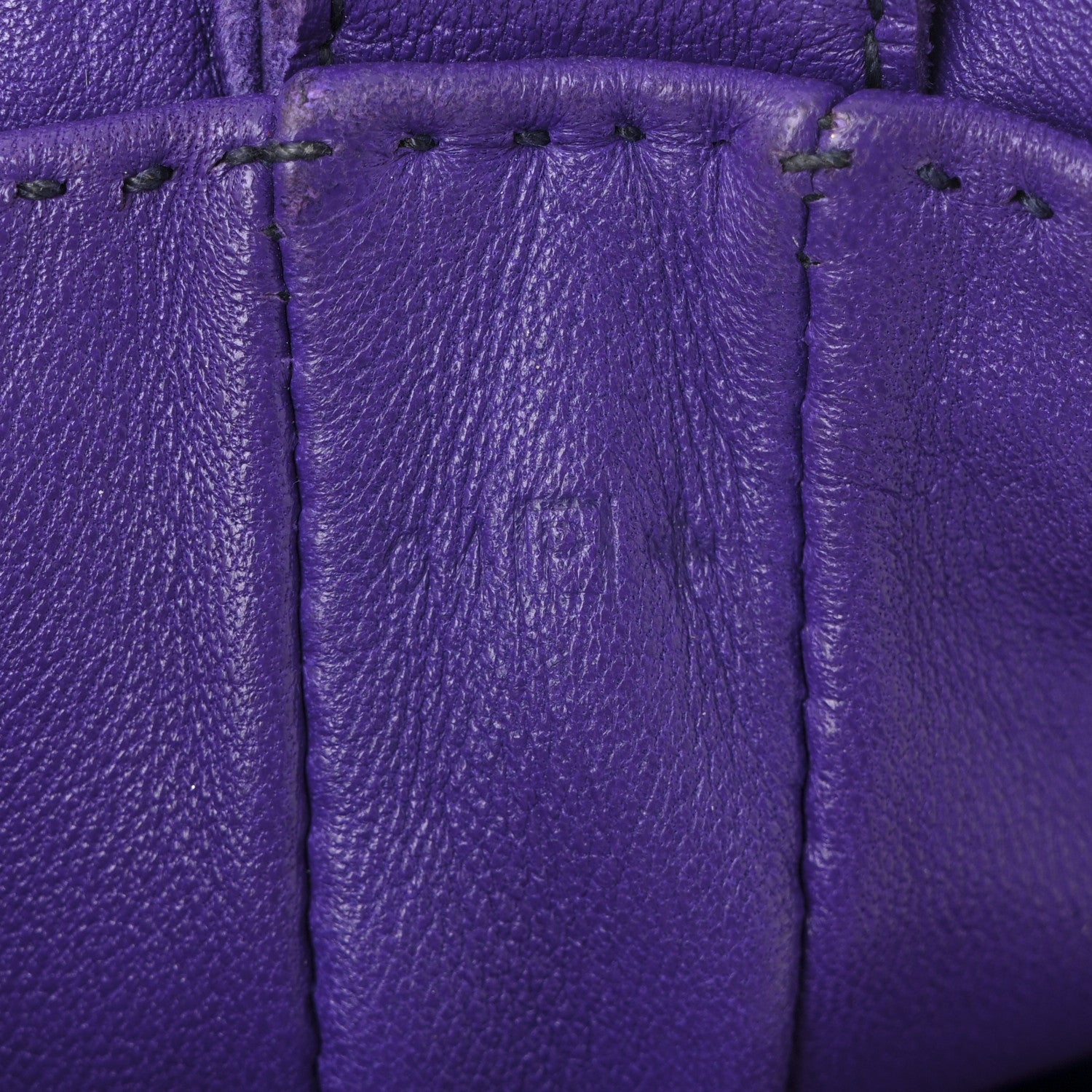 Hermes Lambskin Clou De Selle Pouch Crocus 7 of 12