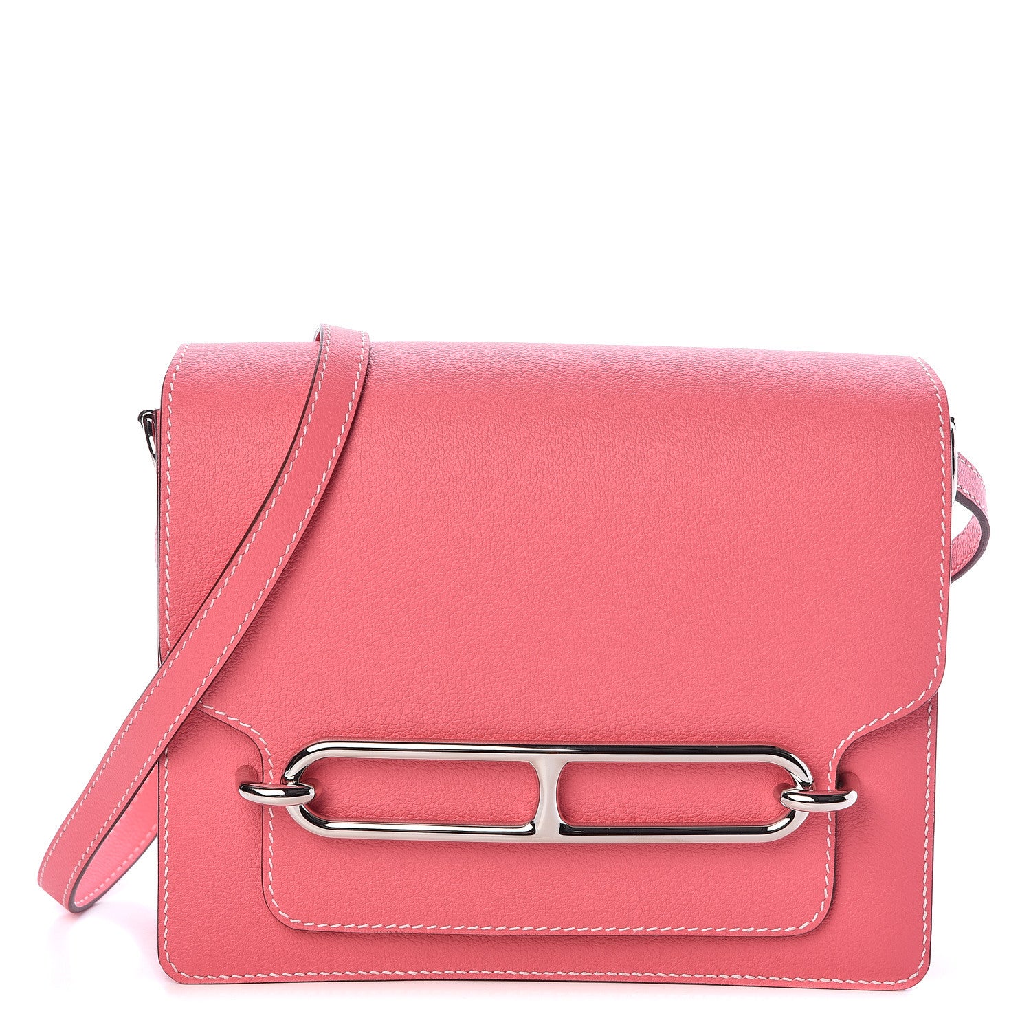 Hermes Evercolor Sac Roulis 23 Rose Azalee 1 of 10
