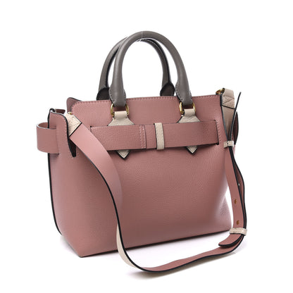 Burberry Soft Grain Calfskin Small Belt Bag Limestone Dusty Rose 2 of 10