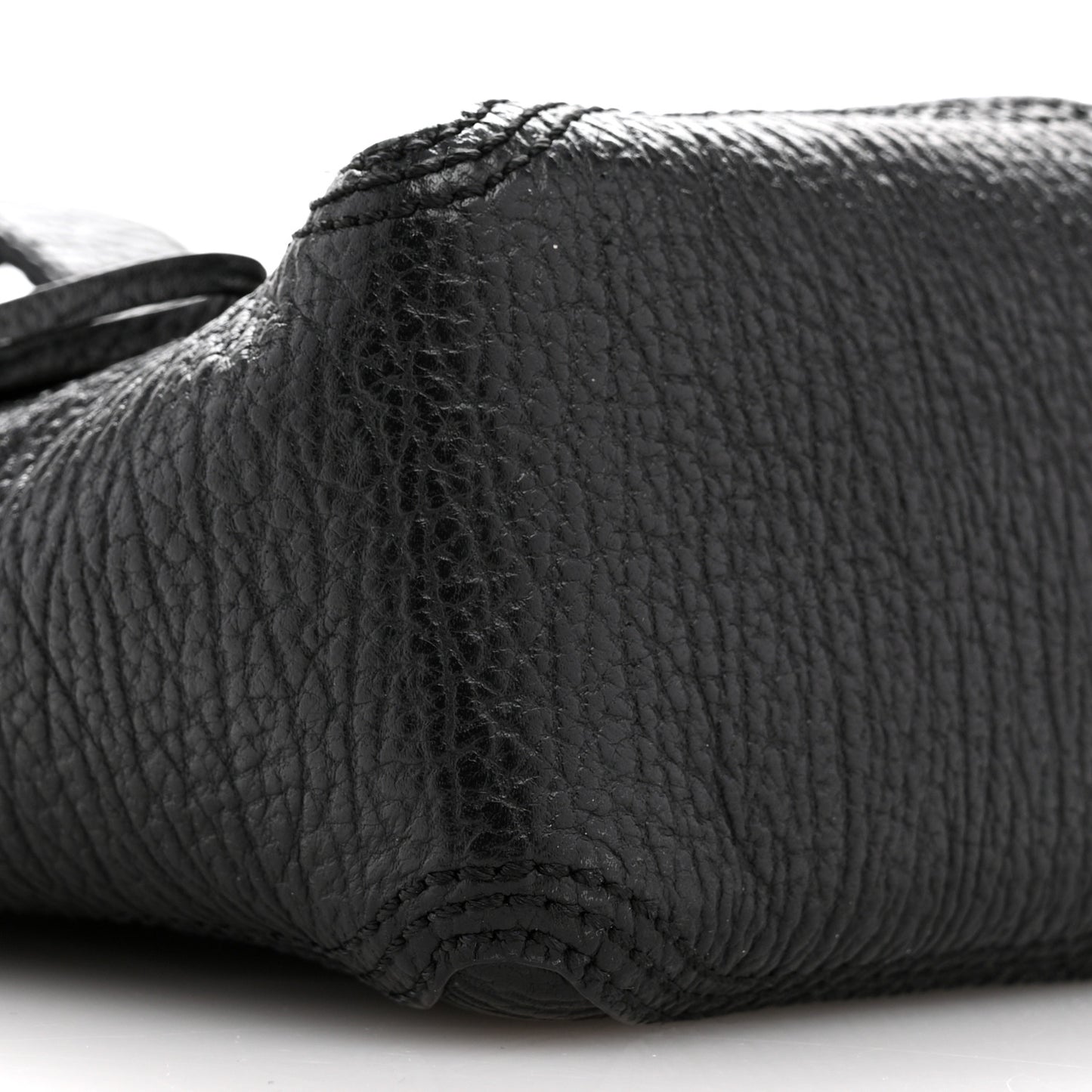 Textured Calfskin Mini Pashli Satchel Black