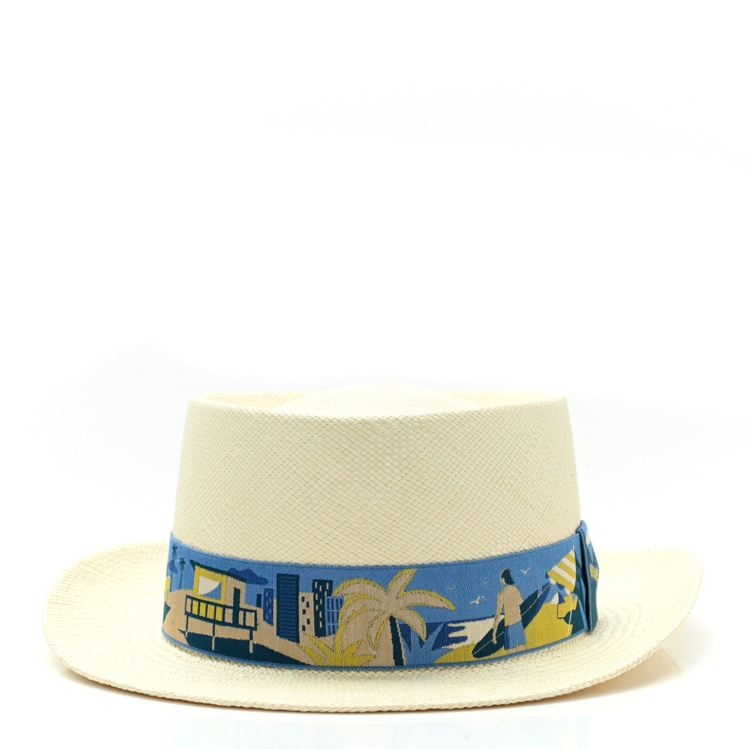 Hermes Panama Brisa Emilio Surf Hat 58 Naturel Aube 3 of 8