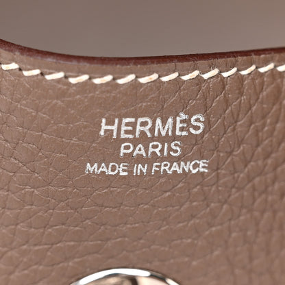 Hermes Taurillon Clemence Lindy 30 Etoupe 6 of 10