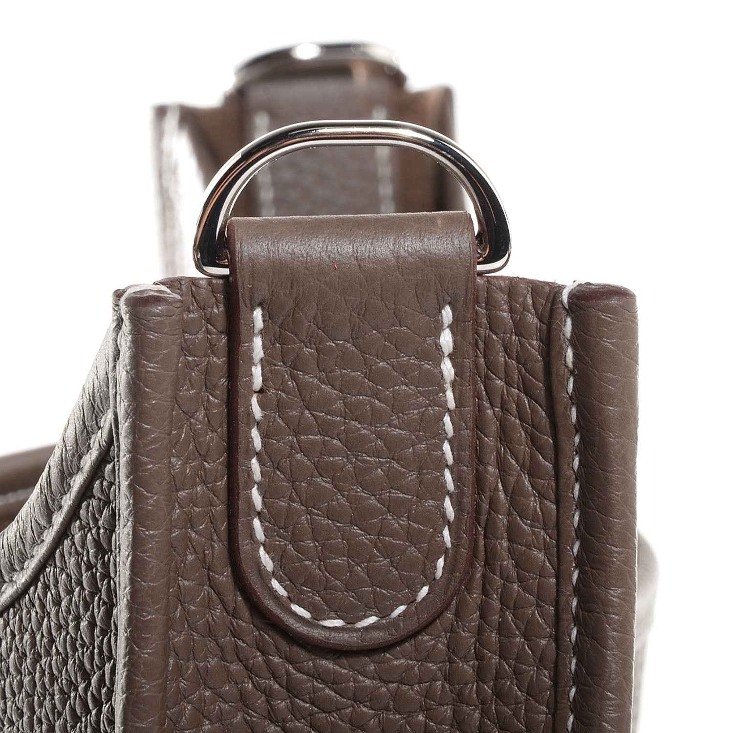 Hermes Taurillon Clemence Evelyne III GM Etoupe 14 of 16