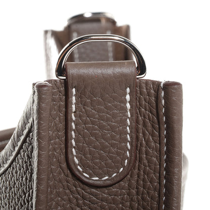 Hermes Taurillon Clemence Evelyne III GM Etoupe 14 of 16