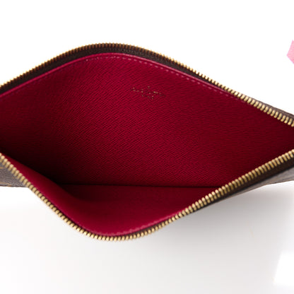 Louis Vuitton Monogram Pochette Felicie Chain Wallet Fuchsia 10 of 15