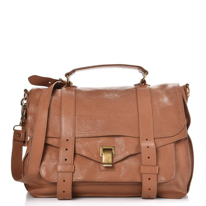 Proenza Schouler Lambskin Large PS1 Satchel Birch 1 of 9