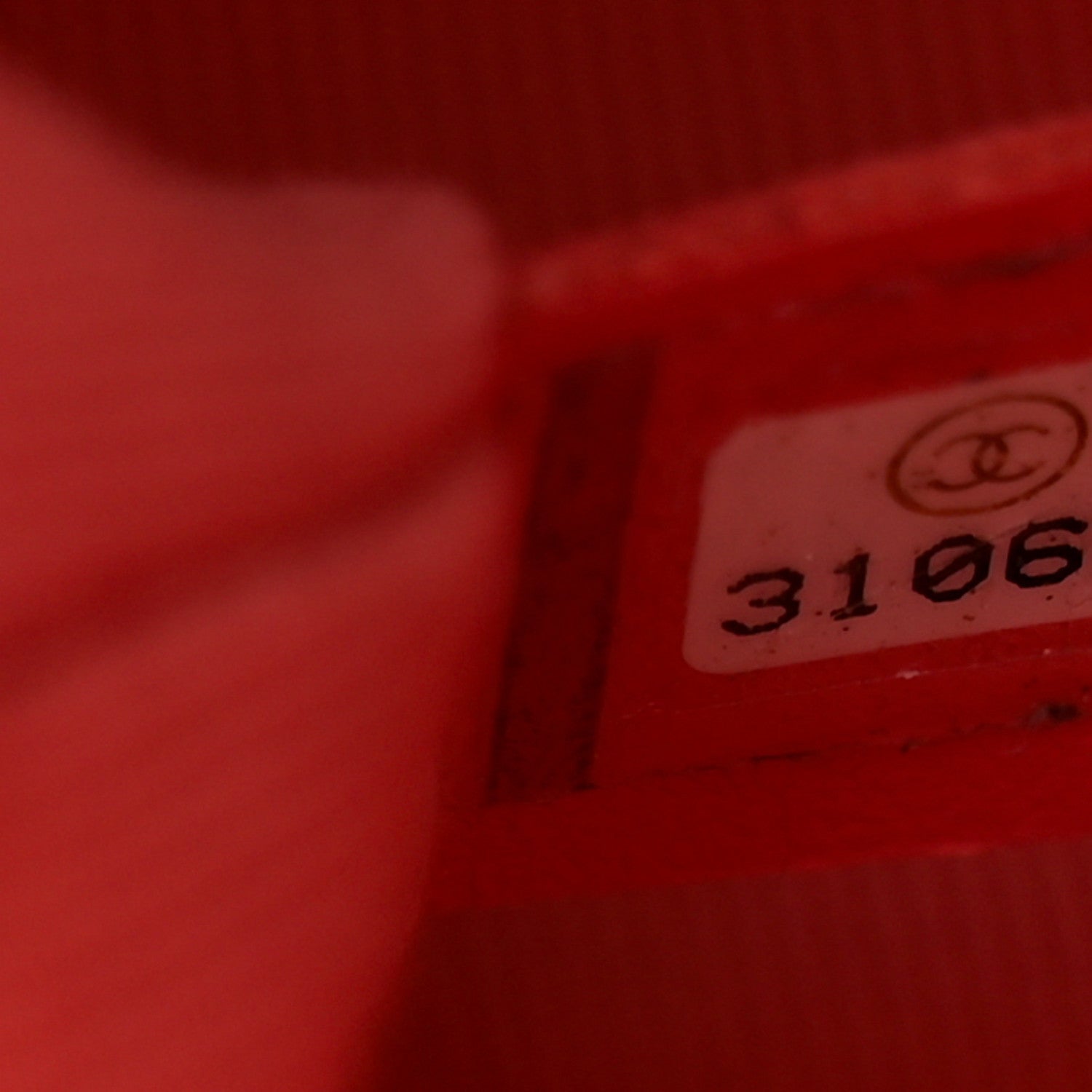 Chanel Lambskin Resin Quilted Small Pearl Samba Bucket Bag Red 7 of 11