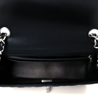 Chanel Lambskin Quilted Mini Rectangular Flap Black 5 of 12