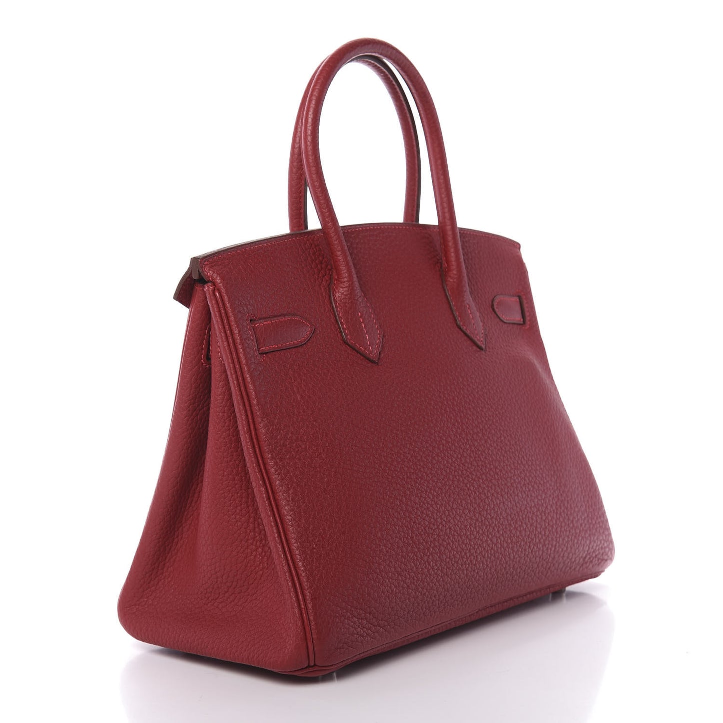 Taurillon Clemence Birkin 30 Rouge Vif