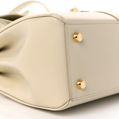 Celine Satinated Calfskin Small 16 Top Handle Bag Limestone 7 of 9