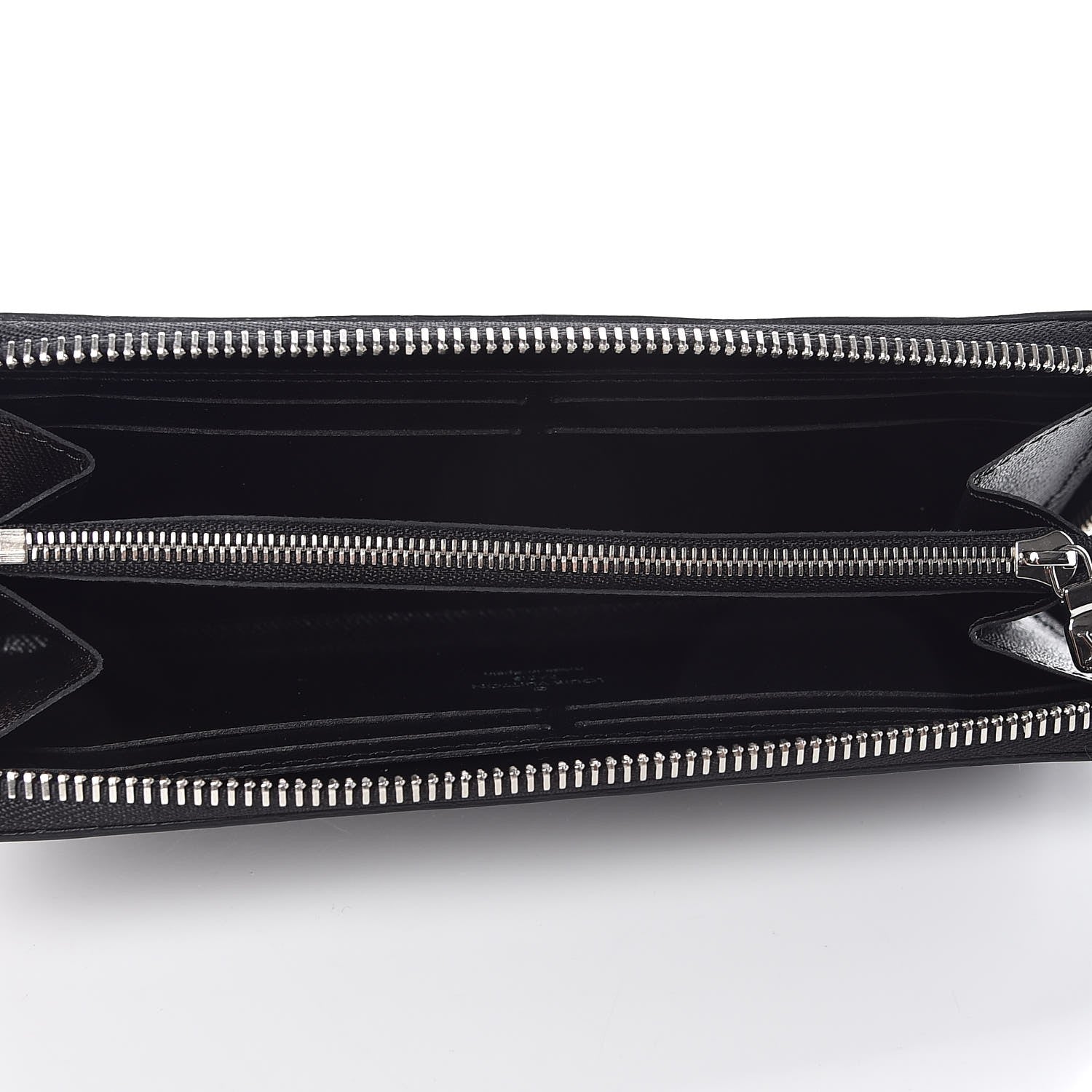 Louis Vuitton Epi Clemence Wallet Black 5 of 8