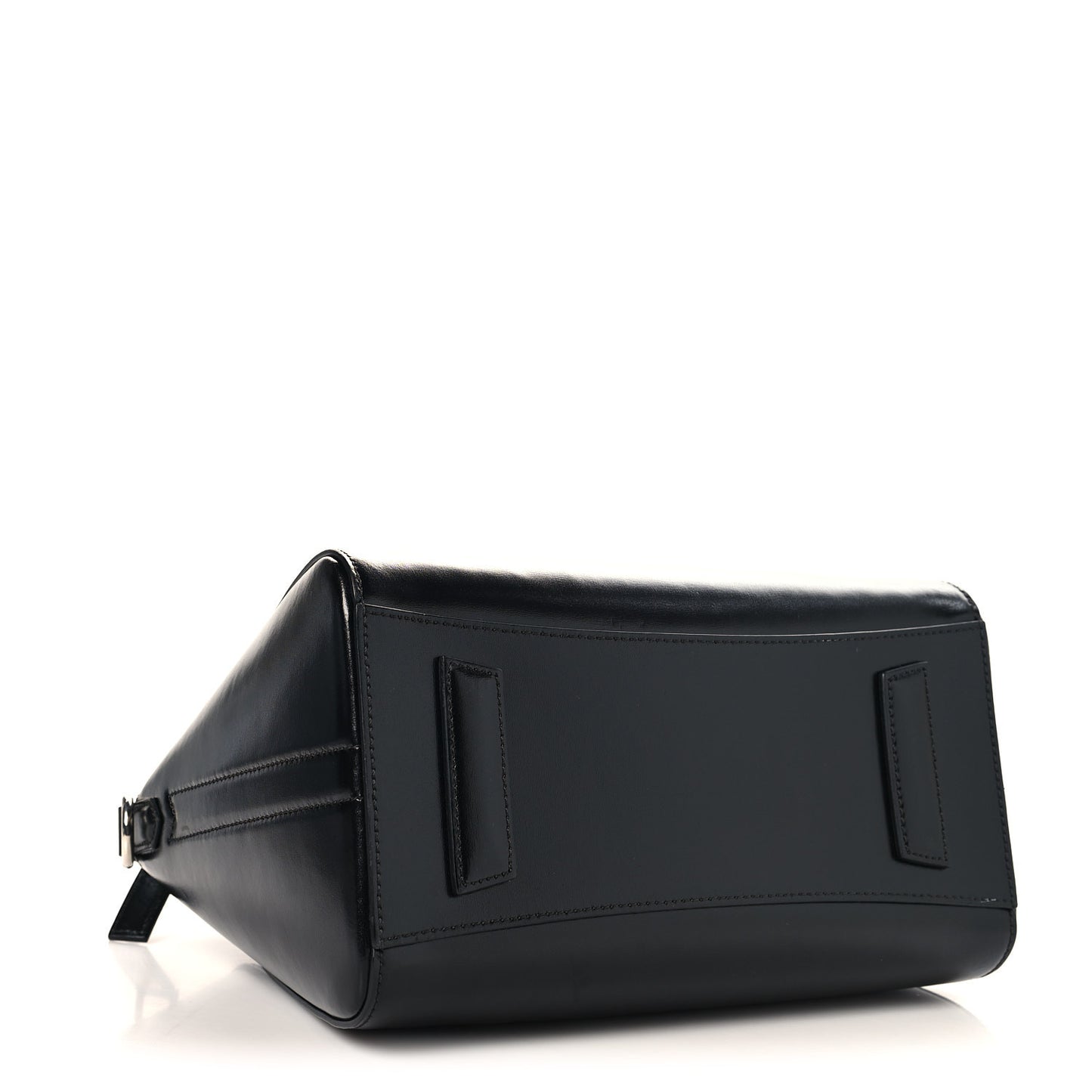 Shiny Lord Calfskin Small Antigona Black
