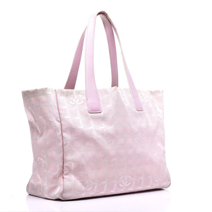 Chanel Nylon Travel Large Tote Pink 3 of 11
