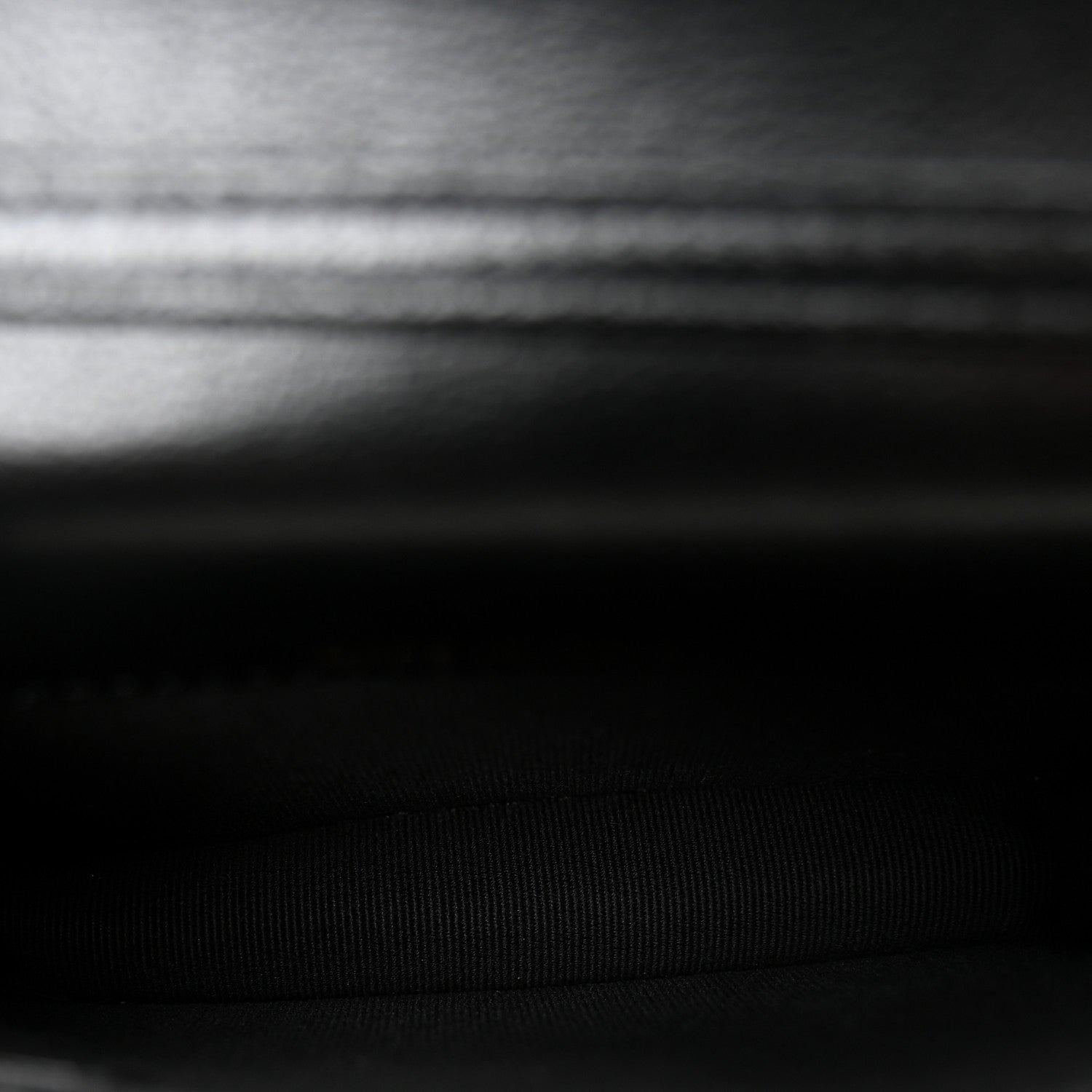Chanel Lambskin Quilted Maxi Pearl Clutch With Chain Black 5 of 12