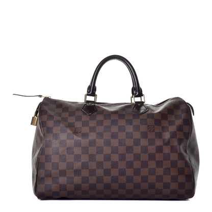 Louis Vuitton Damier Ebene Speedy 35 1 of 9