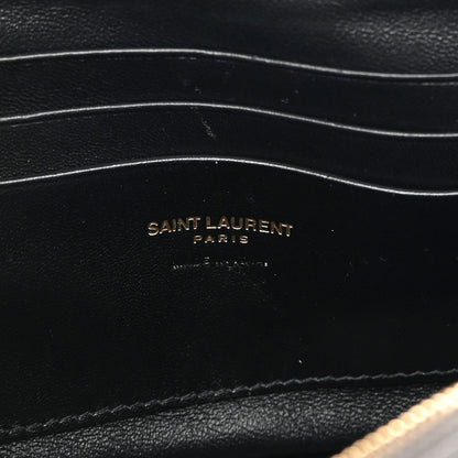 Saint Laurent Grain De Poudre Matelasse Monogram Mini Lou Camera Bag Fog 6 of 10