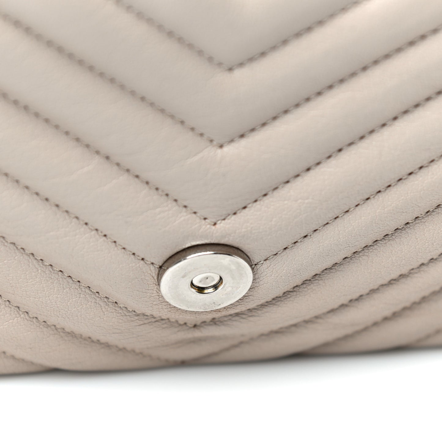 Sheepskin Matelasse Chevron Monogram Medium College Bag Rose Antic