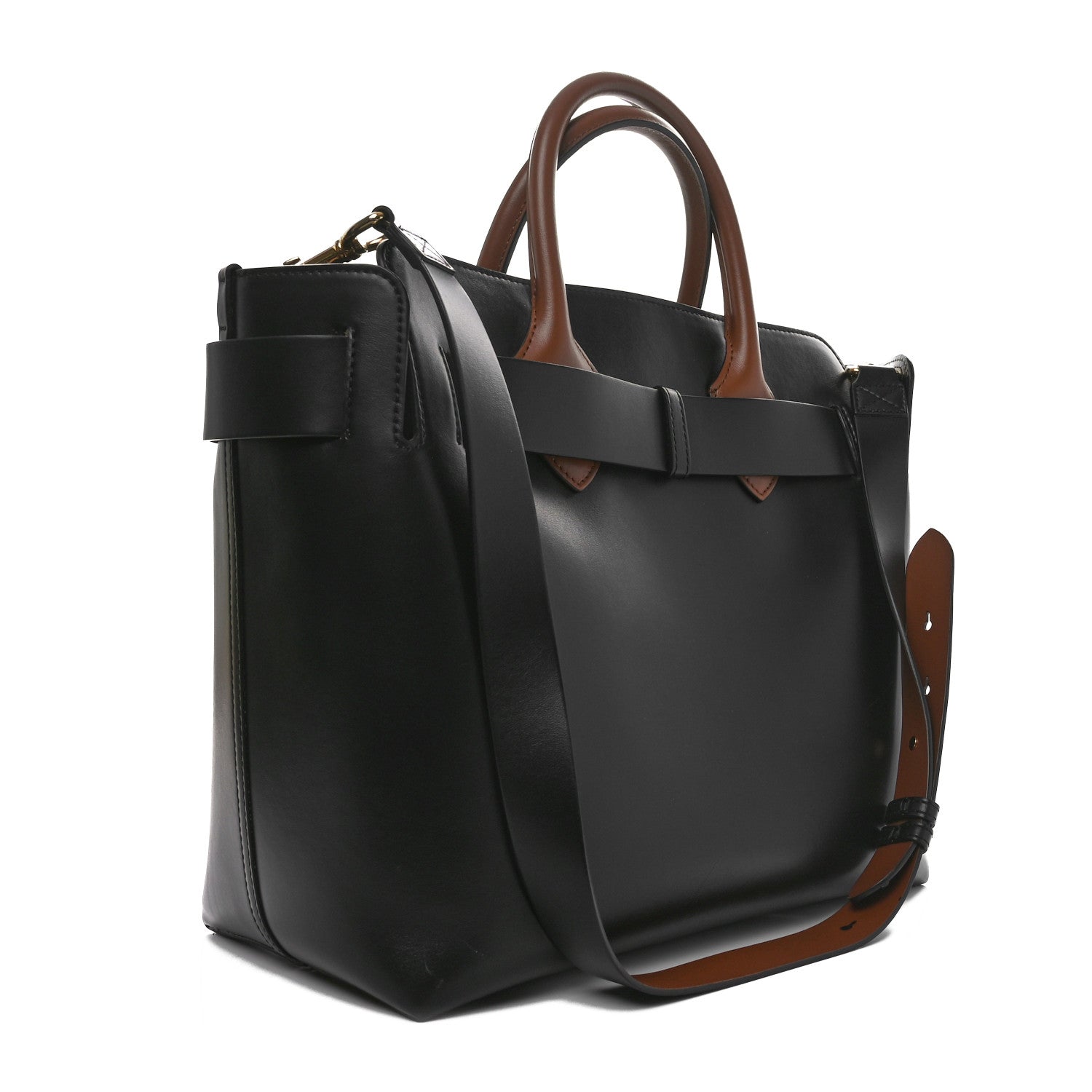 Burberry Soft Grain Calfskin Medium Belt Bag Black 3 of 9