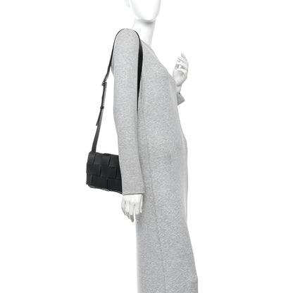 Bottega Veneta Nappa Maxi Intreccio Cassette Bag Black 2 of 12