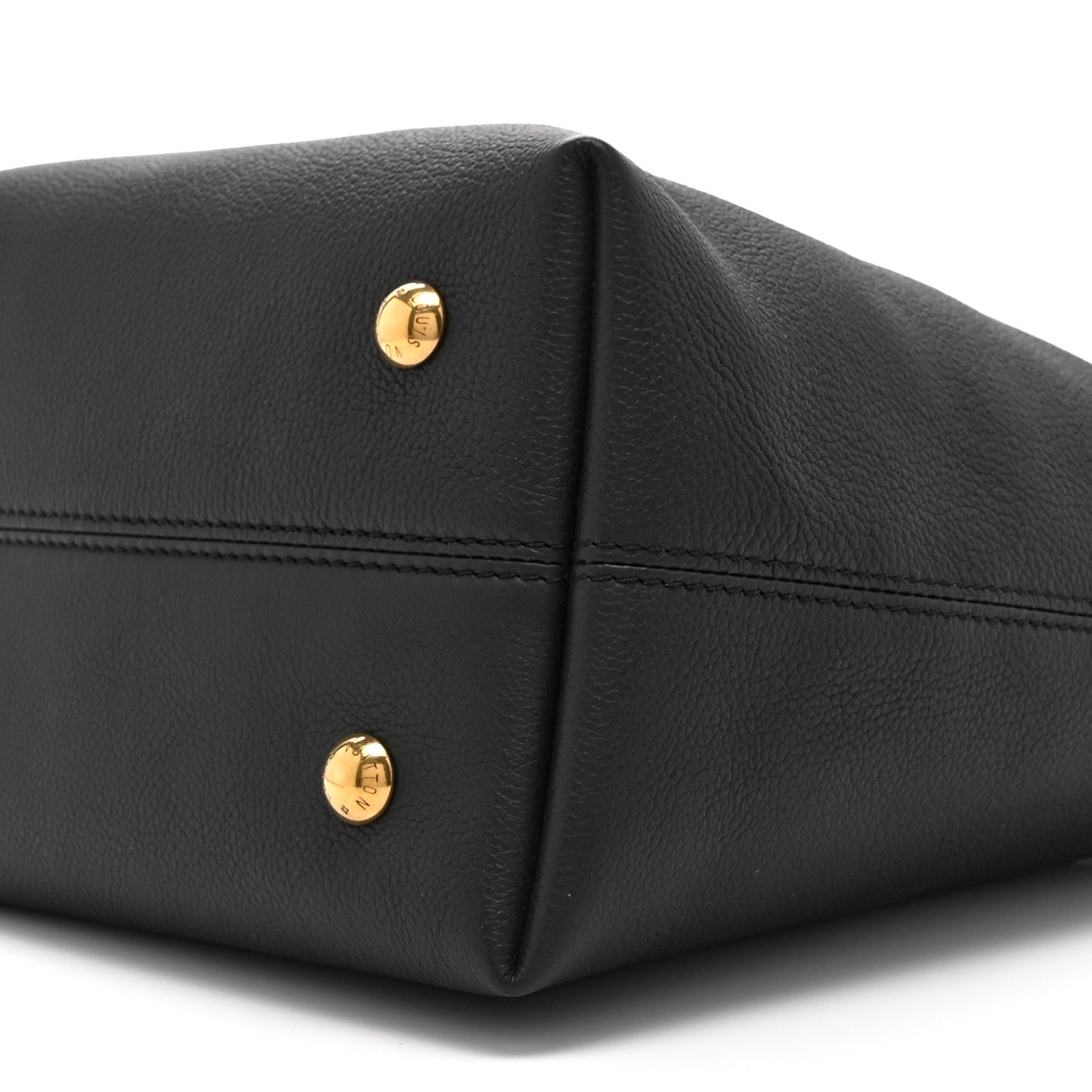 Louis Vuitton Grained Calfskin Low Key Hobo PM Black 10 of 10