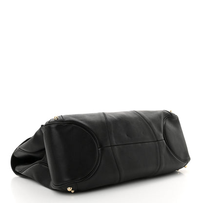 Gucci Grained Calfskin Large Horsebit Chain Flap Bag Black 4 of 16