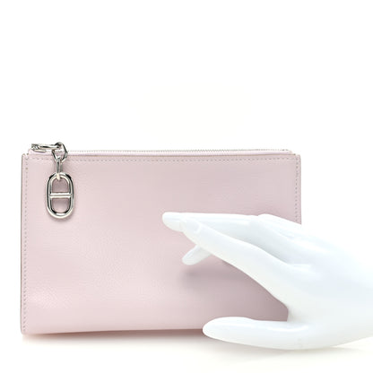 Hermes Evercolor Chaine d'Ancre Zipengo PM Toiletry Pouch Rose Pale 2 of 6