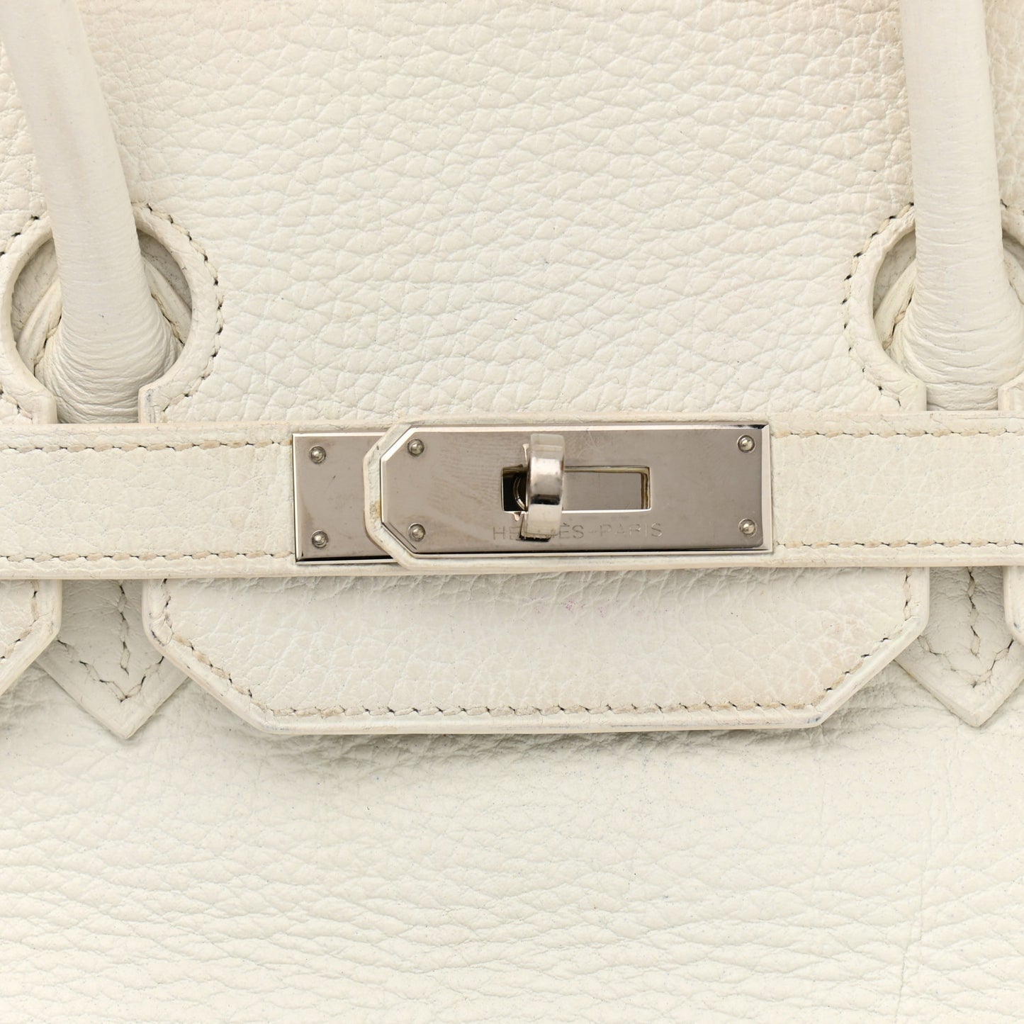 Taurillon Clemence Birkin 35 White
