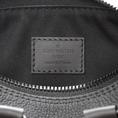 Louis Vuitton Grained Calfskin Aerogram Keepall XS Black 6 of 9