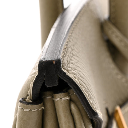 Hermes Taurillon Clemence Birkin 30 Sauge 11 of 12