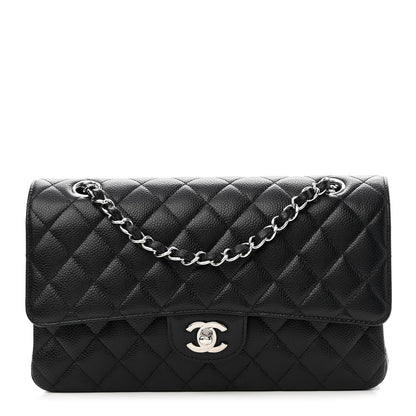 Chanel Caviar Quilted Medium Double Flap Black 1 of 8