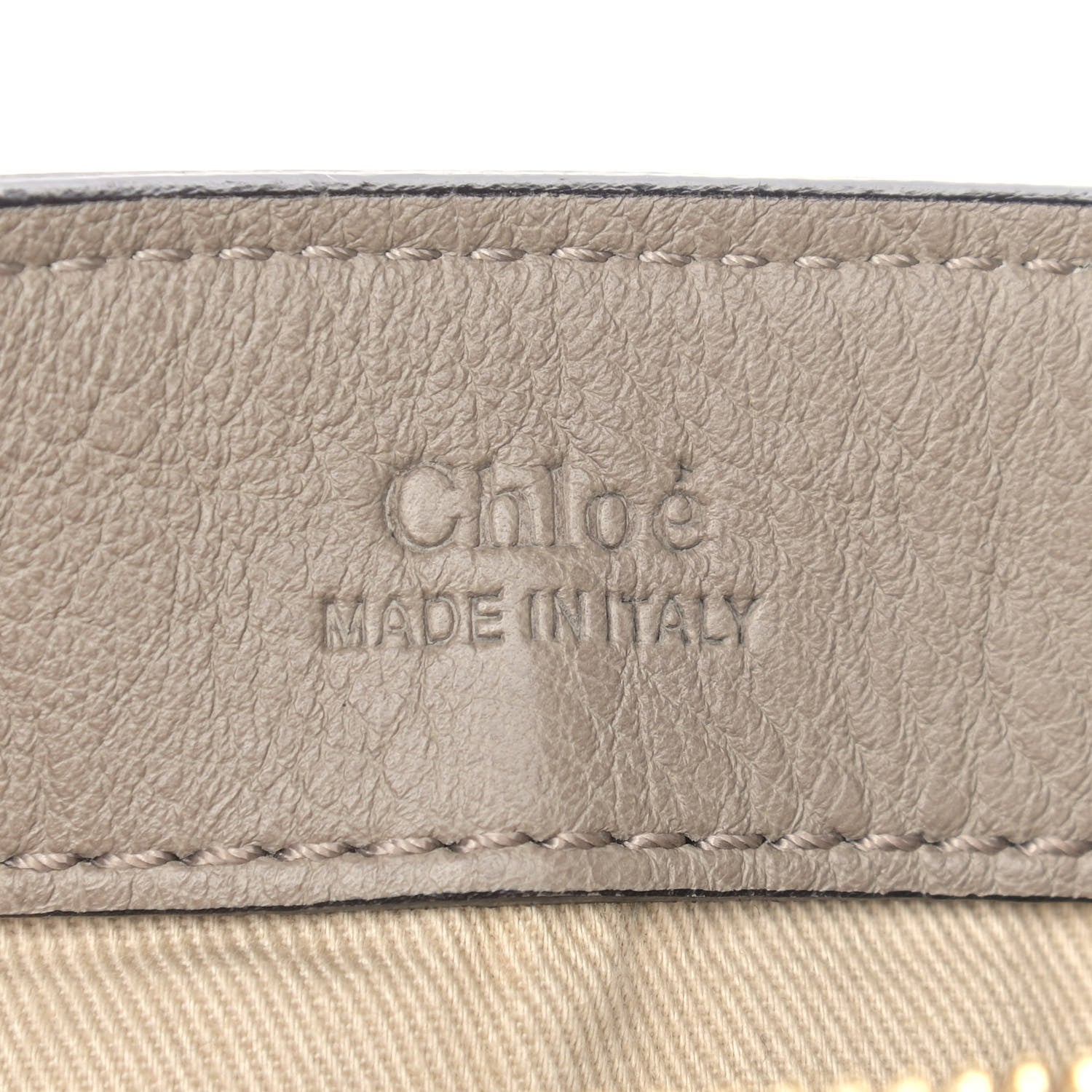 Chloe Calfskin Small Faye Day Shoulder Bag Motty Grey 6 of 9