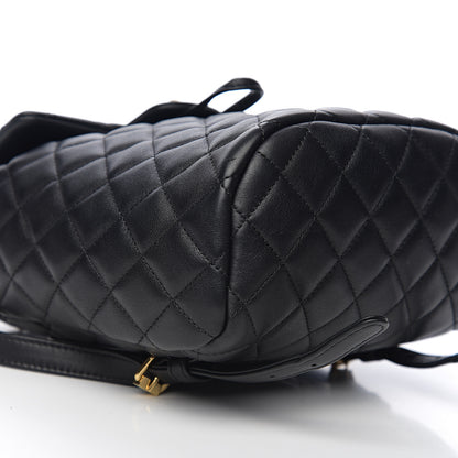 Chanel Calfskin Quilted Mini Urban Spirit Backpack Black 7 of 10