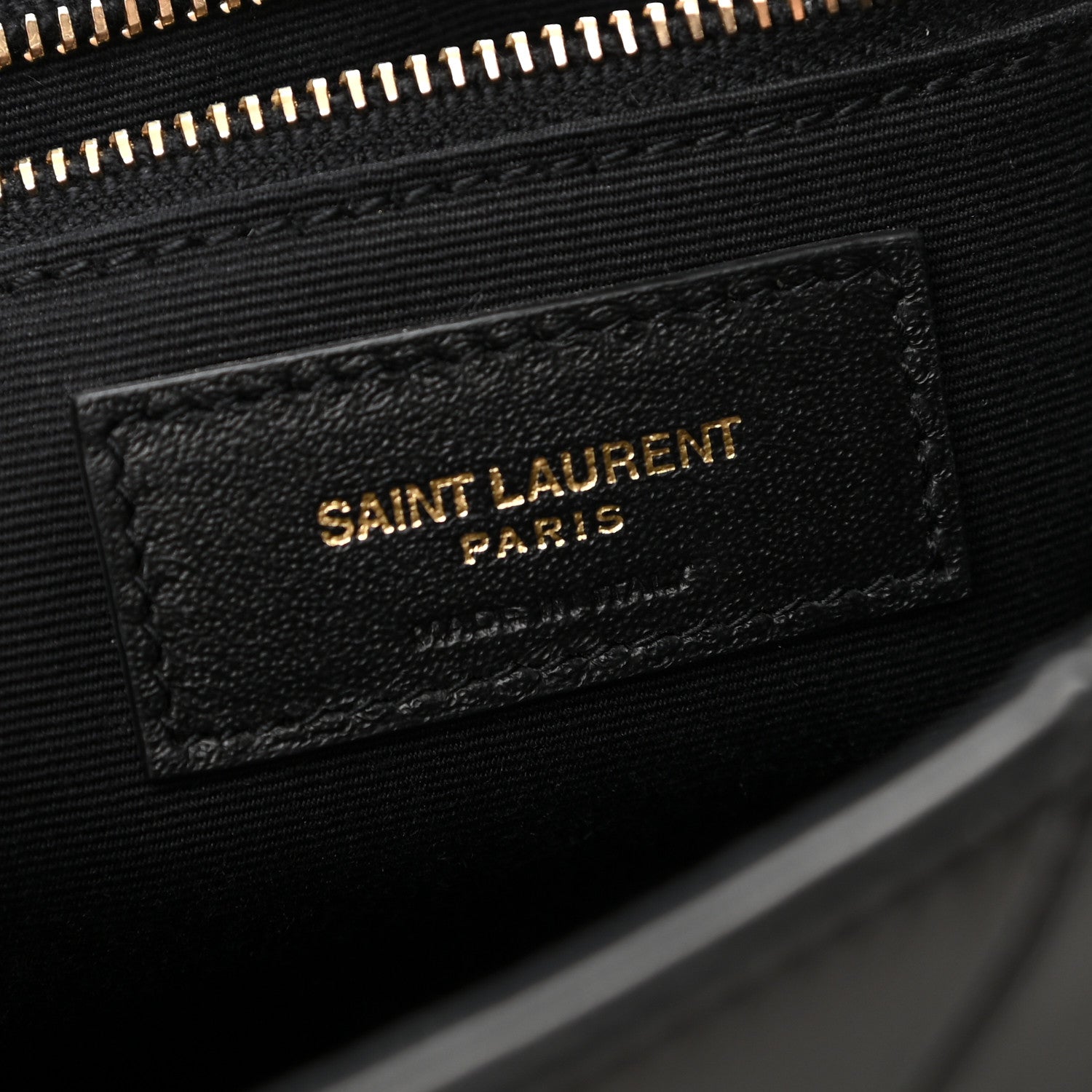 Saint Laurent Lambskin Patchwork Monogram Large Jamie Black 6 of 9